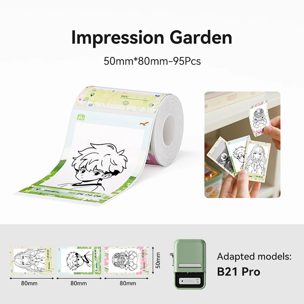 Máy in ảnh nhiệt NiiMbot B21 Pro 300DPI dán thẻ - Daisan Mart