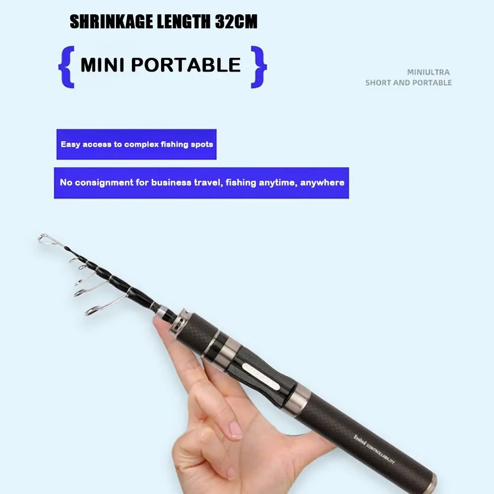 Bộ Cần Câu Rút Gọn & Máy Câu Trọn Bộ 1.5m-1.8m