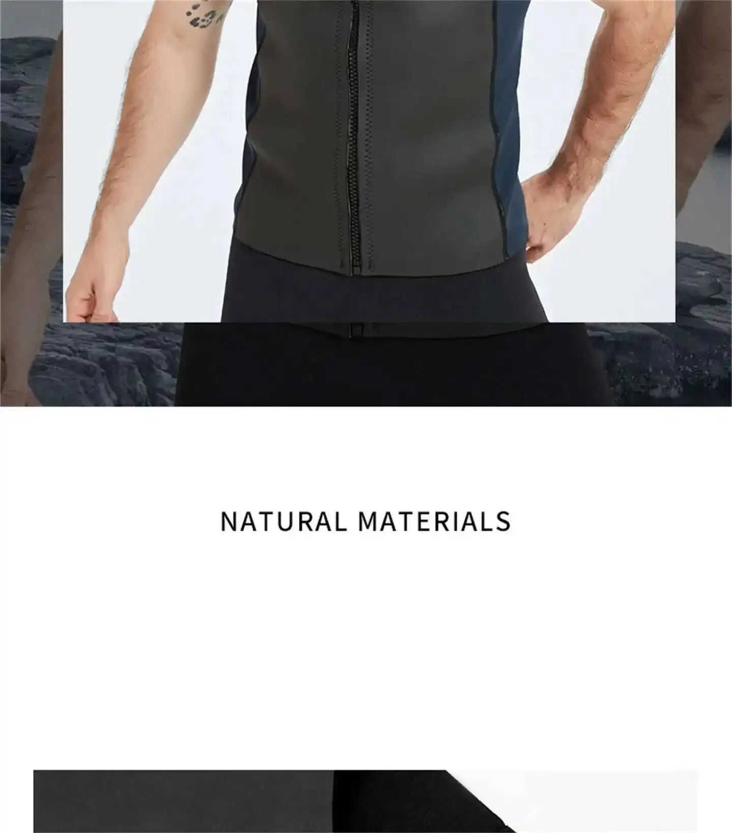 Áo Lặn Không Tay 3mm - Bơi Lội & Lướt Sóng