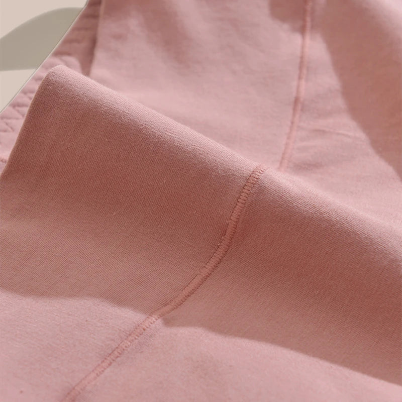 Women's cotton high-waisted, stretchy, belly-hugging panties, 2 pieces