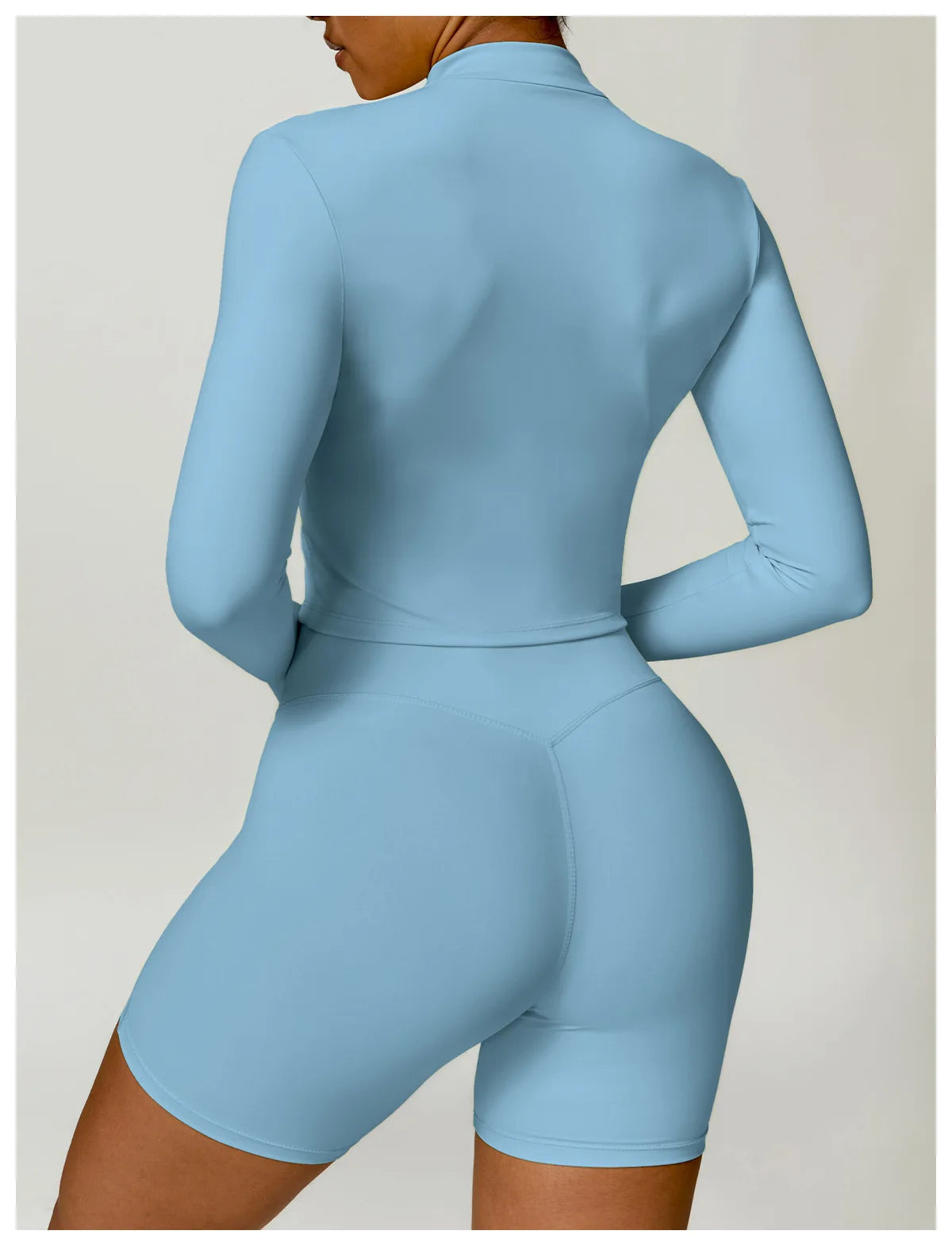 Áo Thun Nữ Dài Tay Tập Gym Yoga Chạy Bộ Thể Thao