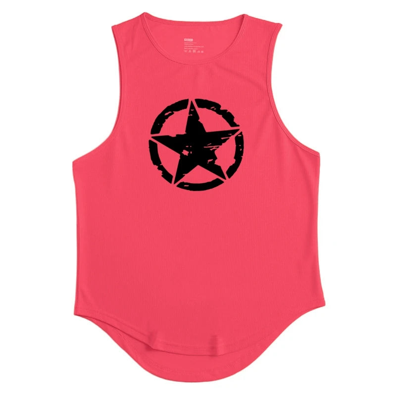 Áo Thun Nam Thể Thao Nhanh Khô Tập Gym Không Tay