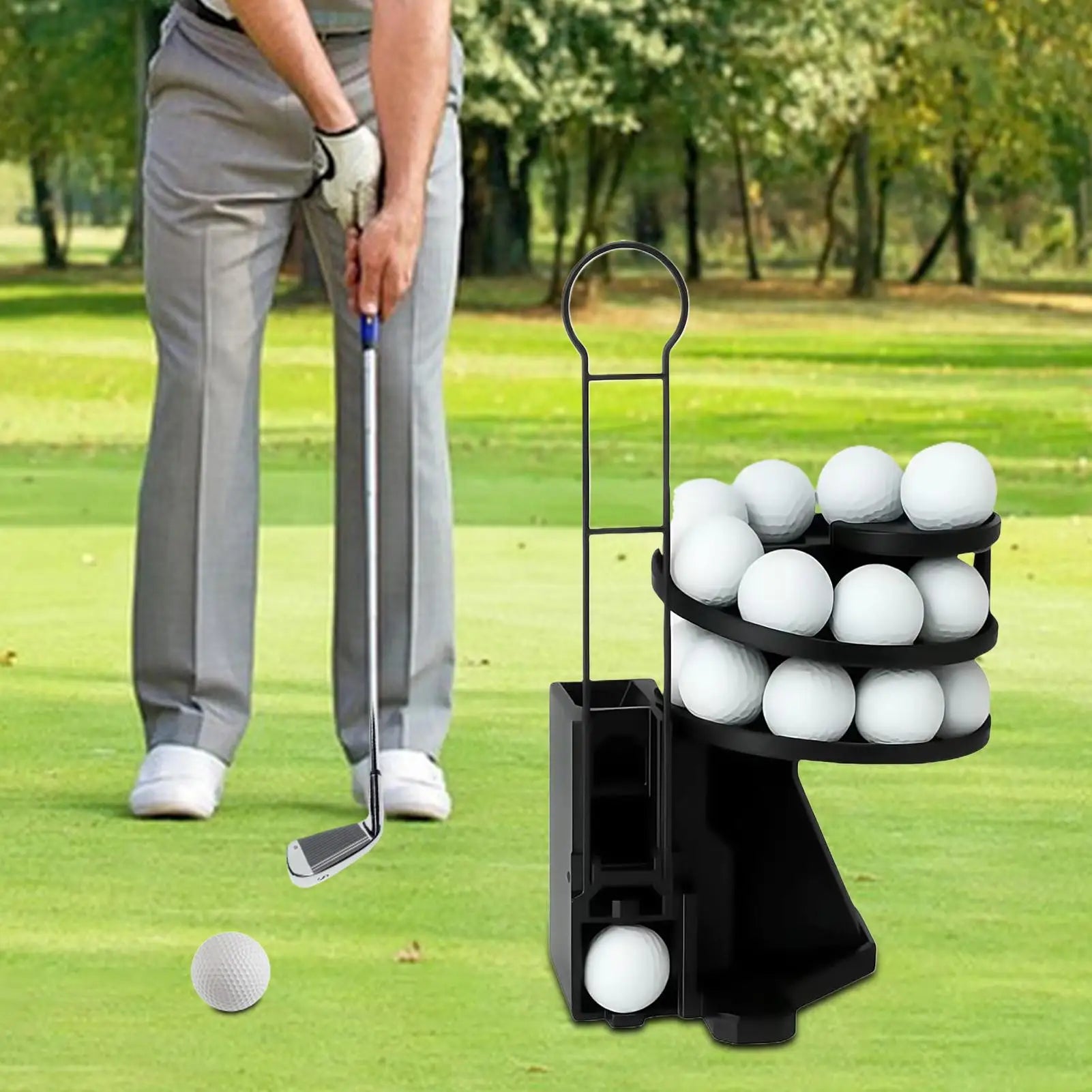 Automatic Golf Ball Generator &amp; Perfect Swing Practice