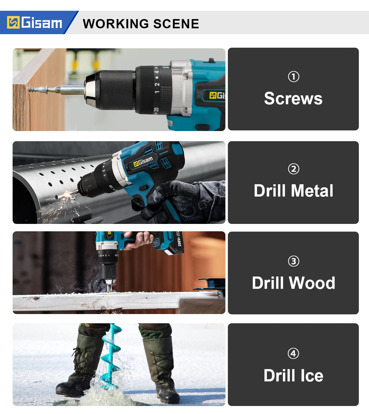 650NM 13MM Brushless Electric Drill 20+3 Torque Cordless Impact Drill Hammer Electric Screwdriver For Makita 18V Battery