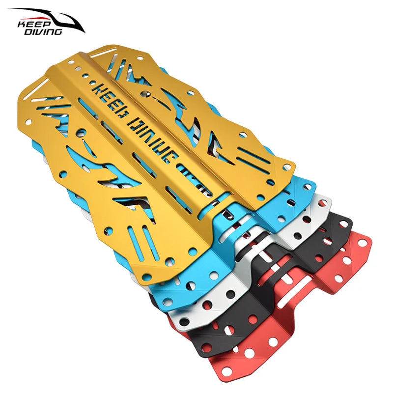 Aluminum Alloy Technic Diving Backplate Wing BCD Ultralight backplane For Scuba Diving  Harness System Hardware Backmount