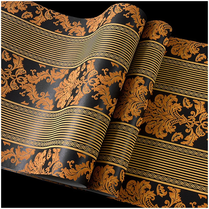 European 3D Wallpaper for Luxury Bedroom &amp; Living Room