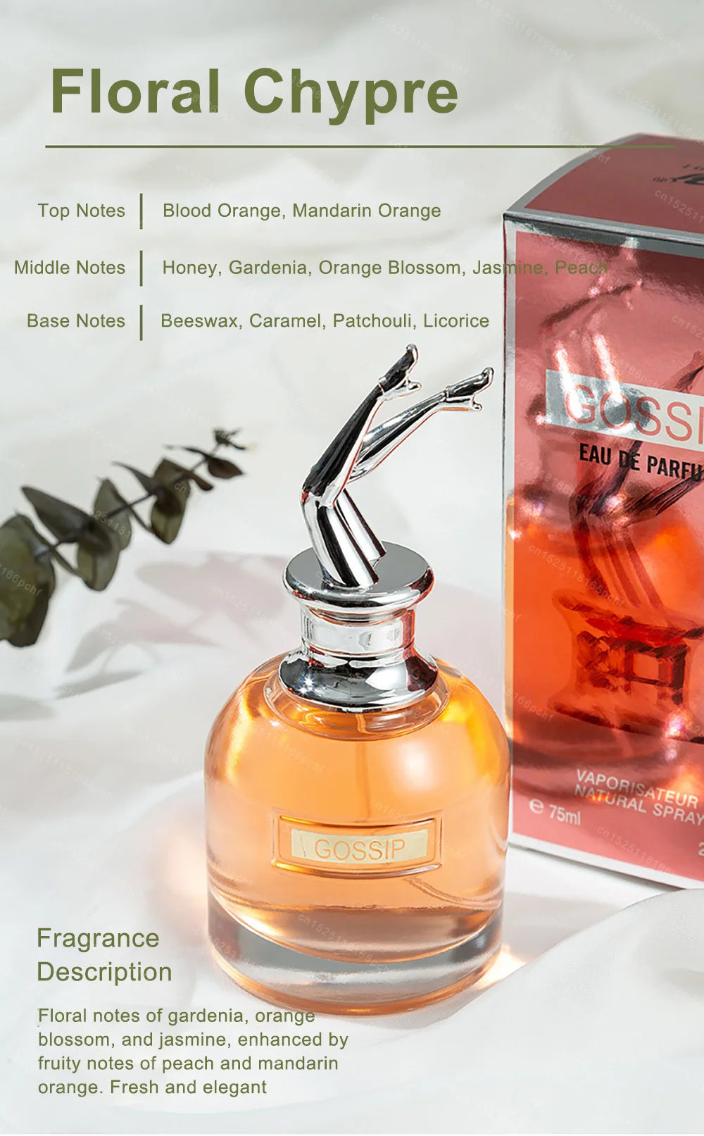 Nước Hoa Nữ 75Ml Hương Hoa Quả Ngọt Ngào Quyến Rũ - Daisan Mart