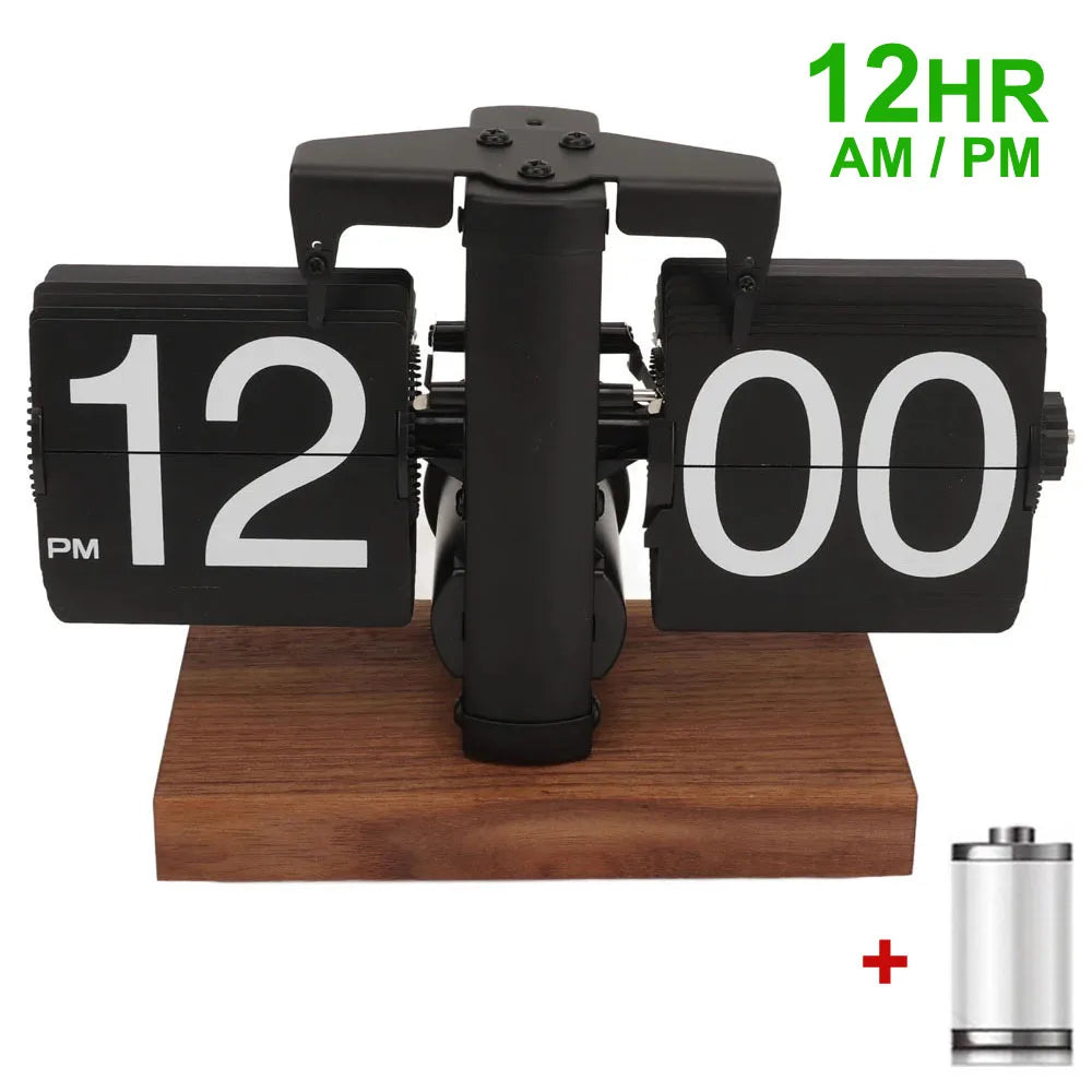 Modern decorative automatic flip clock, battery included