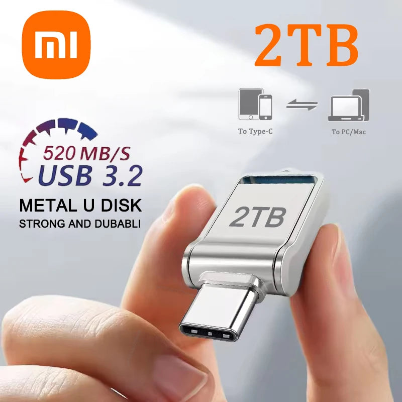 USB Xiaomi Mini 2TB - Bộ nhớ tốc độ cao 2 chiều