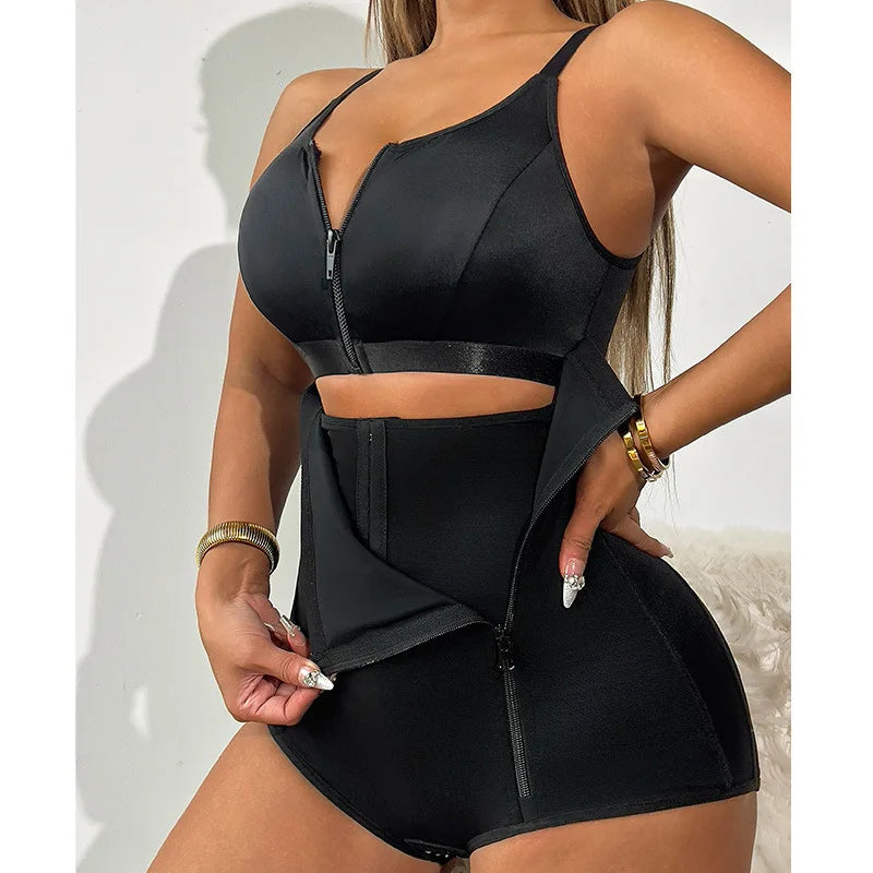 AfruliA body shaping corset lifts buttocks and slims waist for a sexy look