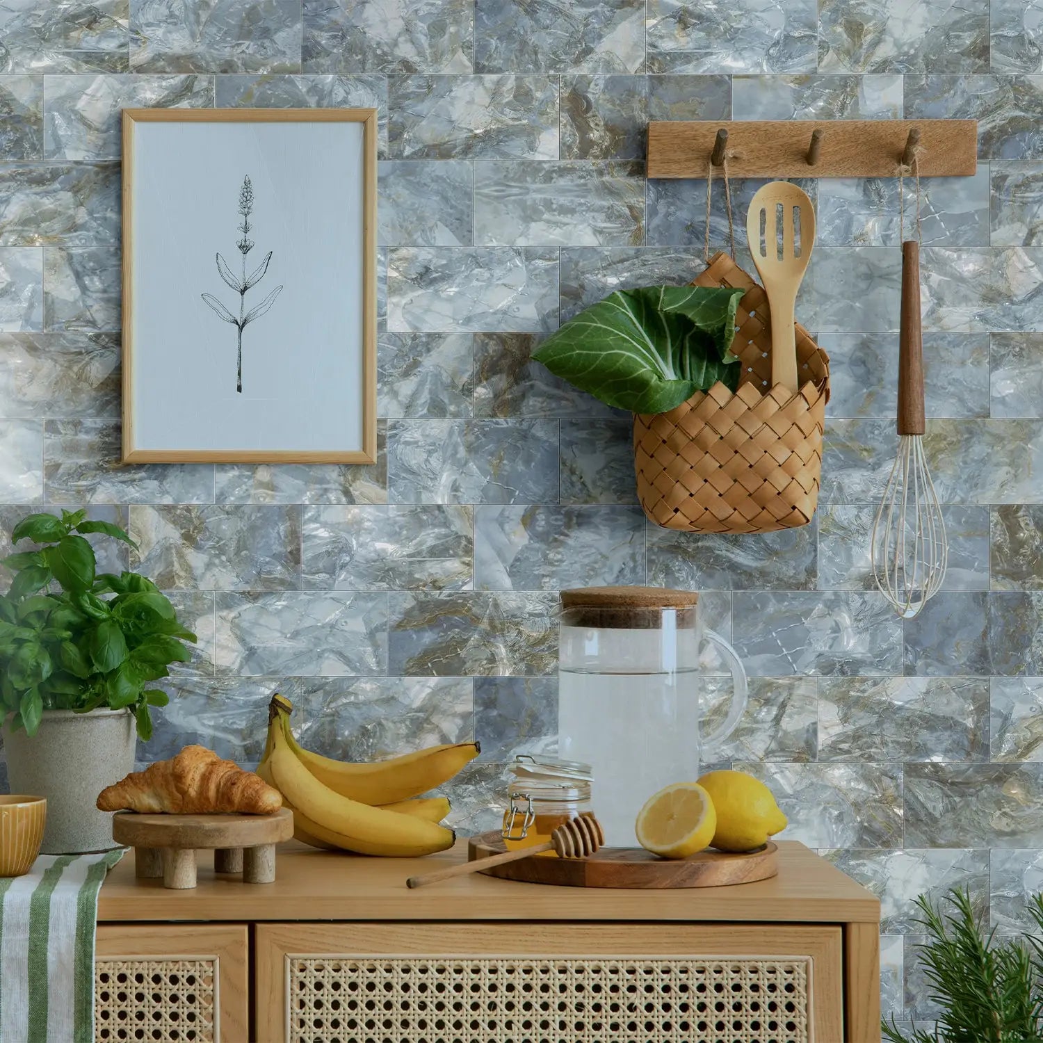 3D Waterproof Brick and Stone Decal Set - Kitchen &amp; Bathroom