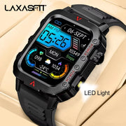 LAXASFIT Men's Smart Watch LED Sports Light