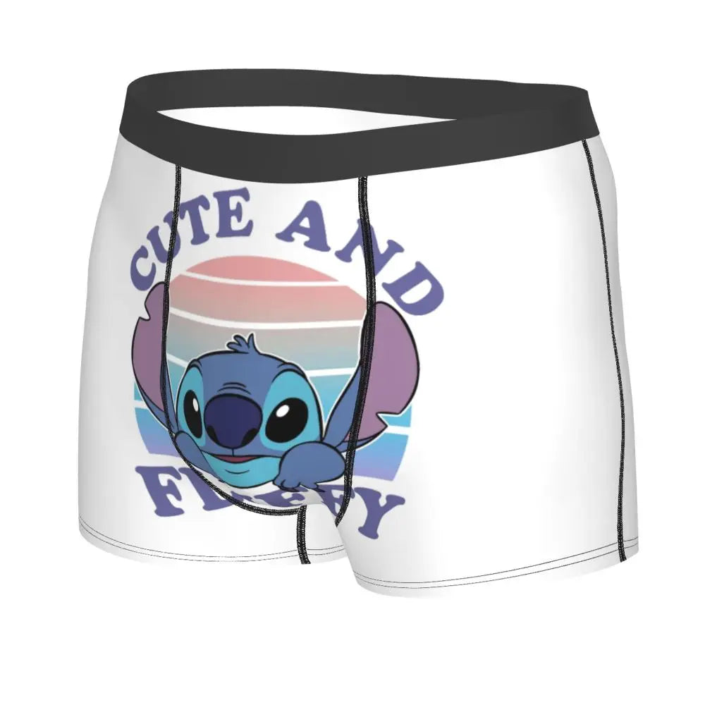 Quần Sịp Nam Lilo Stitch Thoải Mái Phong Cách Anime