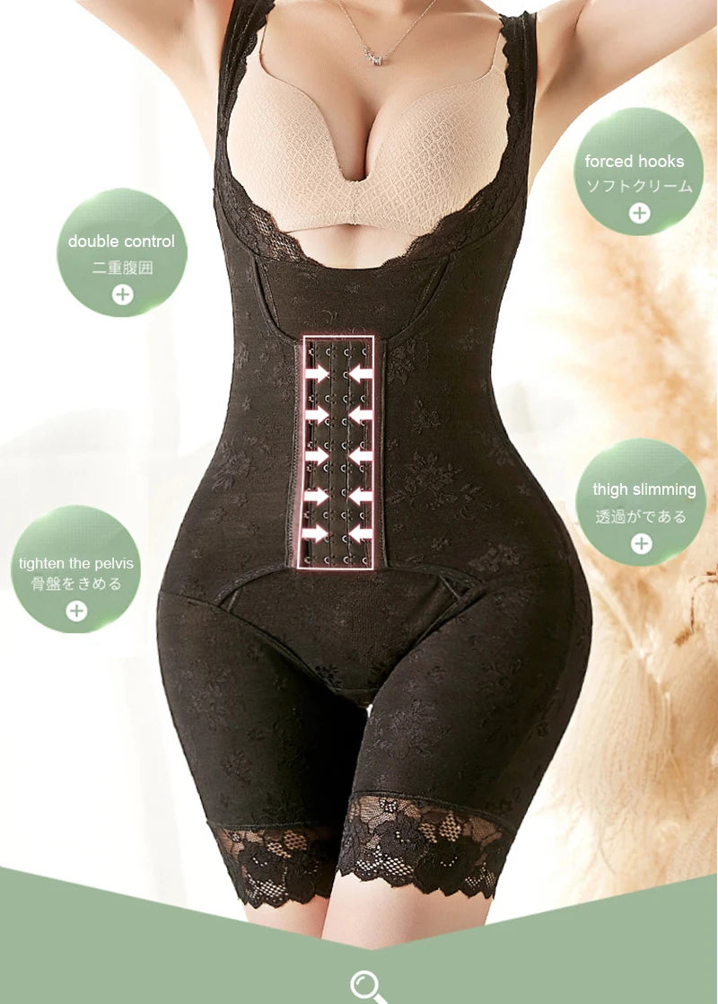 Full Body Shapewear, Waist Lifting, Thigh Slimming, Seamless