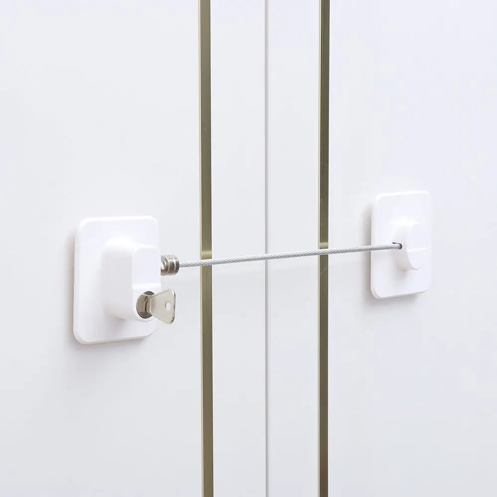 Baby Safety Refrigerator Lock With Keys or Coded Lock Infant Cabinet Locks Sliding Closet Door Lock Children Protection - Daisan Mart