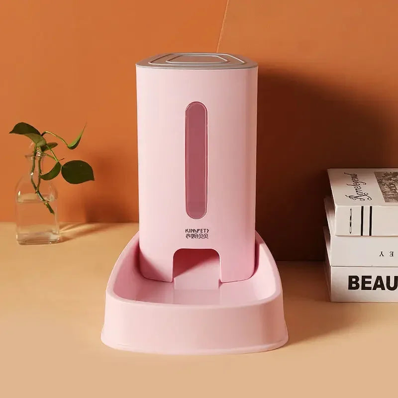 Pet Supplies, Large Capacity Water Dispenser, Automatic Feeder Drinking Water, Dry Wet Separation Food Container, Pet Cat - Daisan Mart