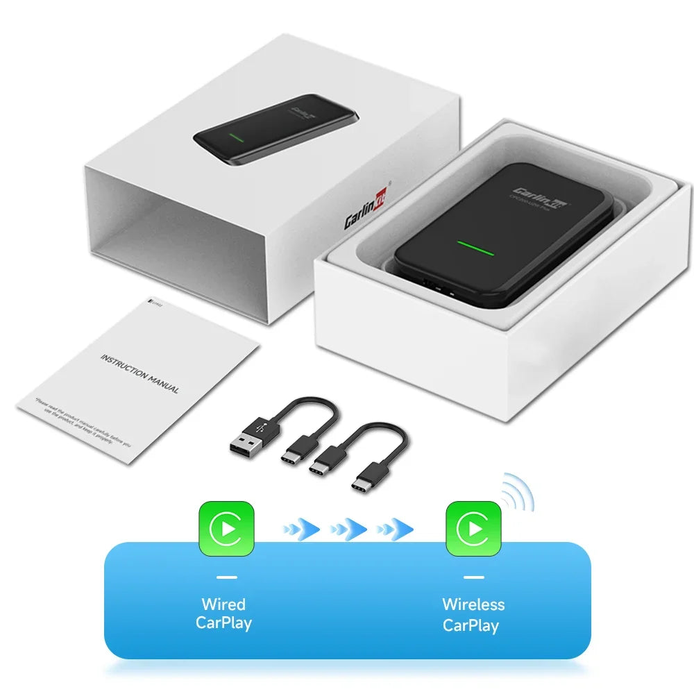 CarlinKit 5.0 4.0 3.0 CarPlay Wireless Dongle Activator Auto-connect For Audi Porshe Benz VW Volvo Toyota Plug&Play MP4 MP5 Play