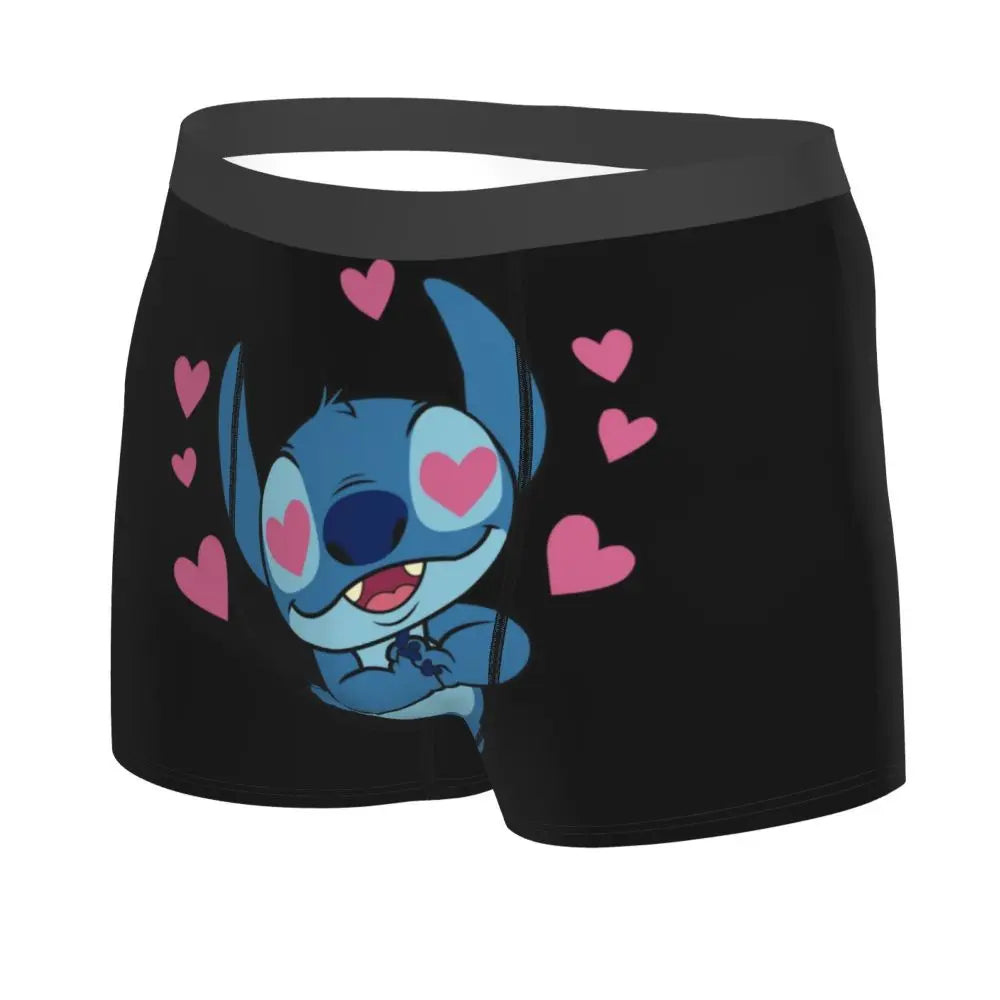 Quần Sịp Nam Lilo Stitch Thoải Mái Phong Cách Anime