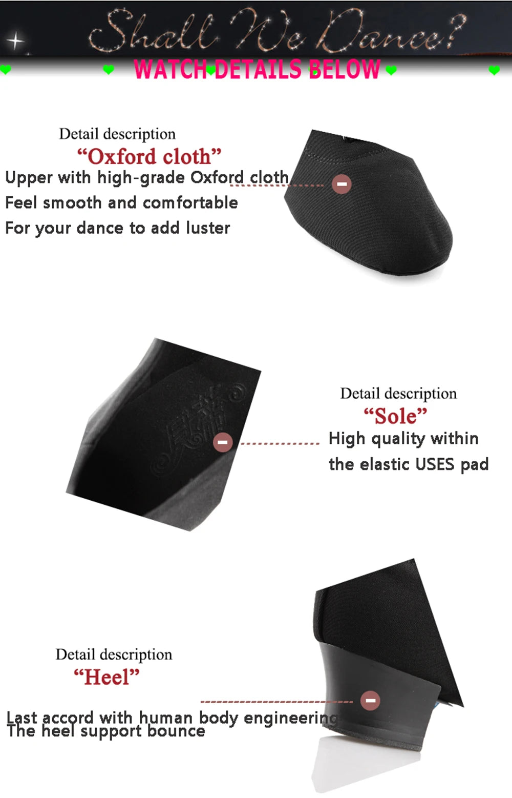 Men's Latin Dance Shoes Canvas Soft Sole 4.5cm