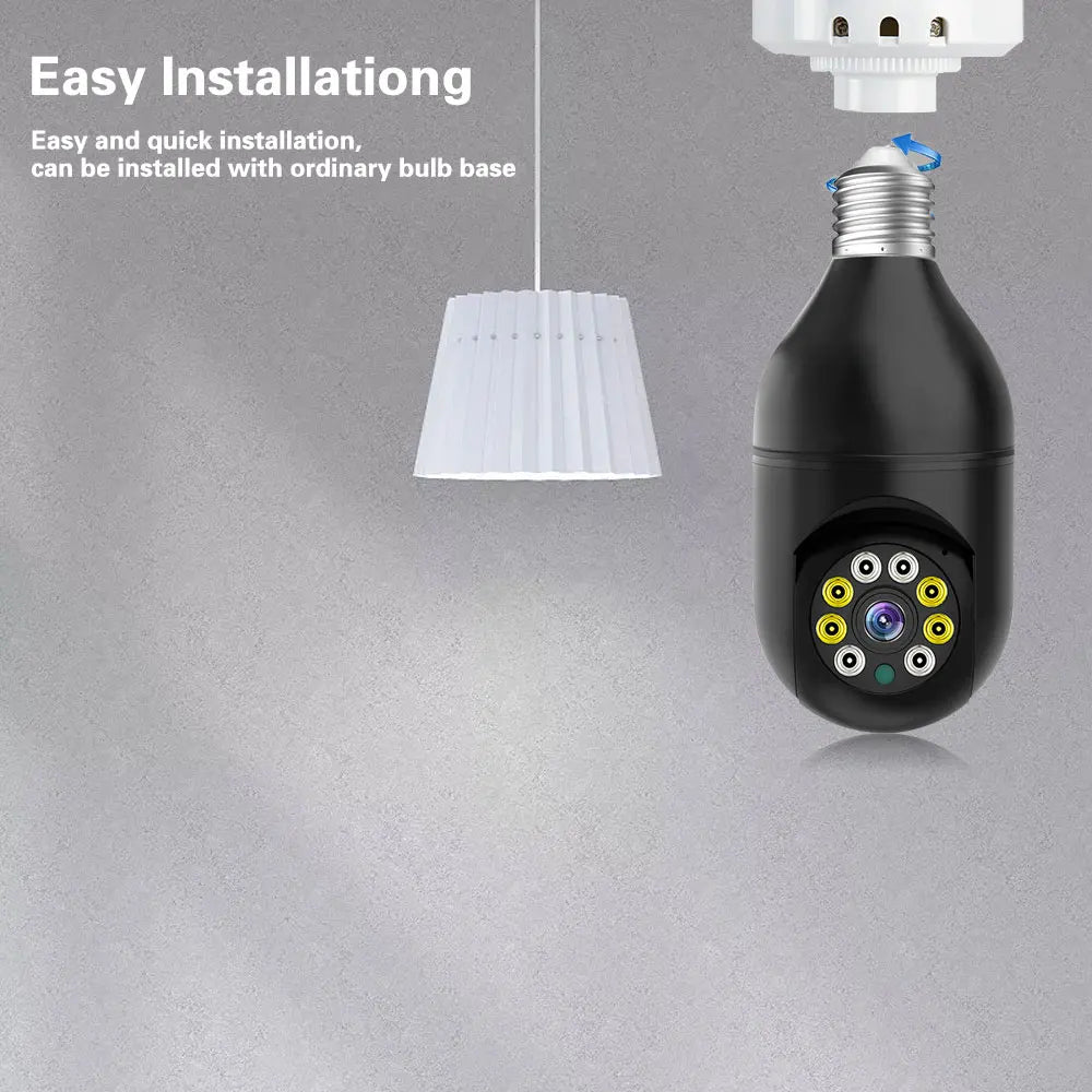 YI IOT 2.4G Wifi Bulb Camera 4MP Full Color Night Vision E27 IP Camera Two Way Audio Auto Tracking Smart Home Security Camera