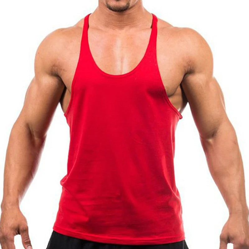 Áo Gym Nam 2023 - Tank Top Thể Hình Tập Luyện Cotton