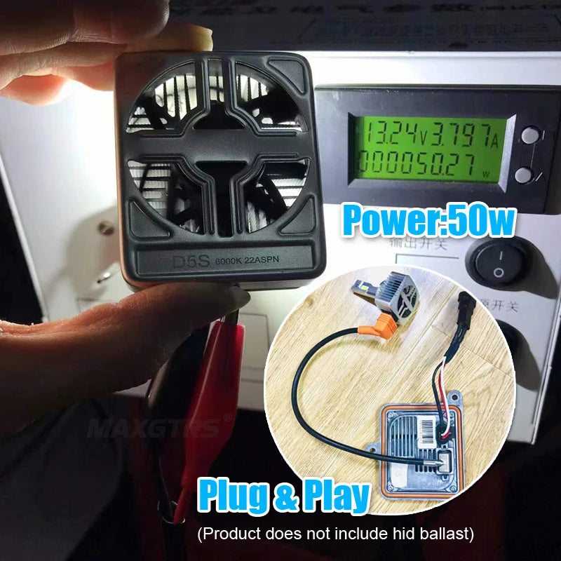 Đèn Pha MAXGTRS Turbo LED 24000LM 6500K 90W Plug&Play - Daisan Mart