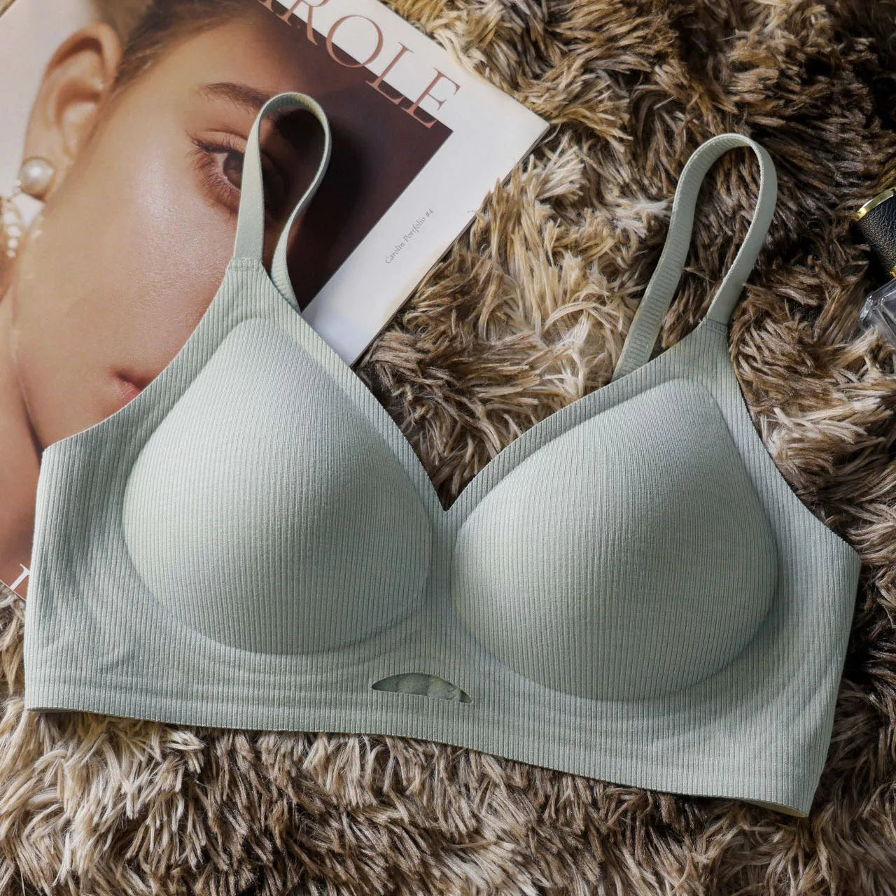 Sexy, Breathable, Push-Up, Wire-Free Women's Bra