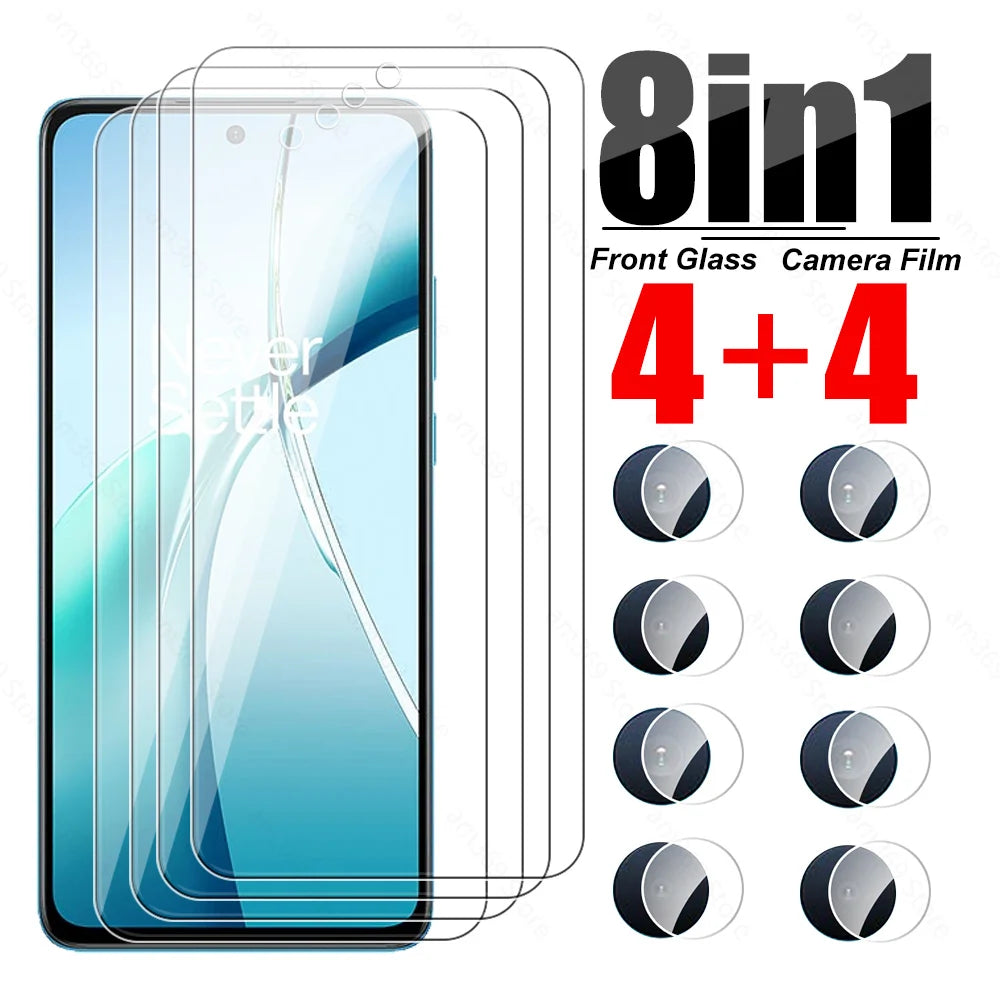 Nord CE4 Lite Glass 8To1 Camera Tempered Glass For OnePlus NordCE4 CE4Lite CE 4 Light NordCE4Lite 5G Phone Lens Screen Protector