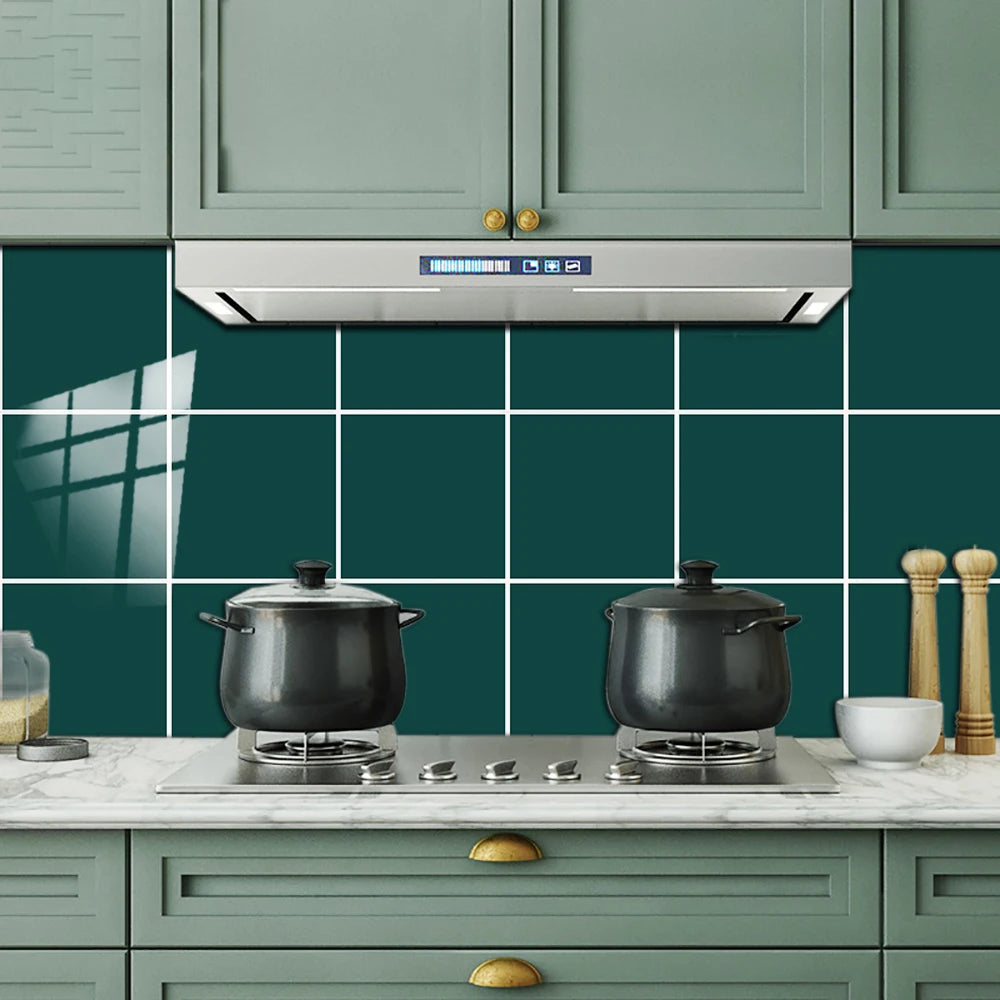 10 pieces of waterproof turquoise wall tiles