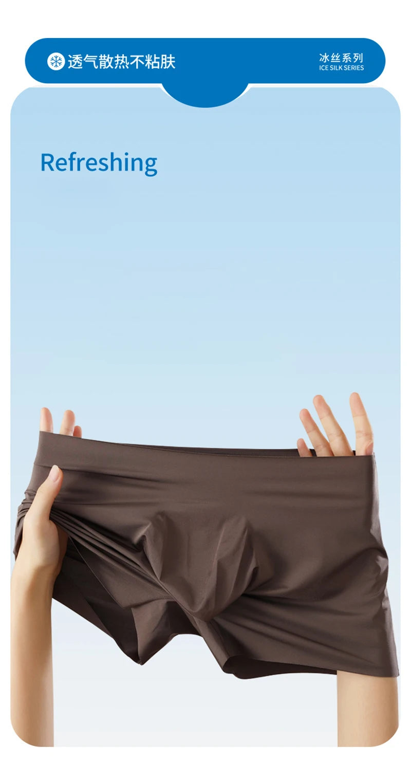 Sexy 3D Ultra Thin Cold Quick Dry Men's Underwear