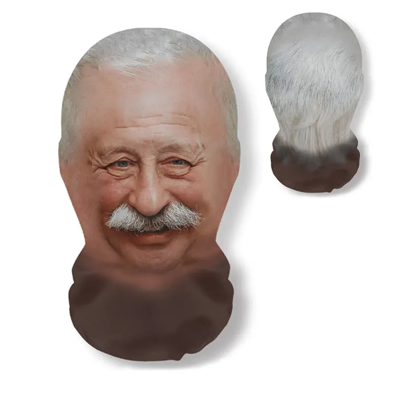 3D Printed Real Person Mask Funny 360 Degree Full Face Masks Cosplay Internet Celebrity Props Elastic Mesh Balaclava Headcovers