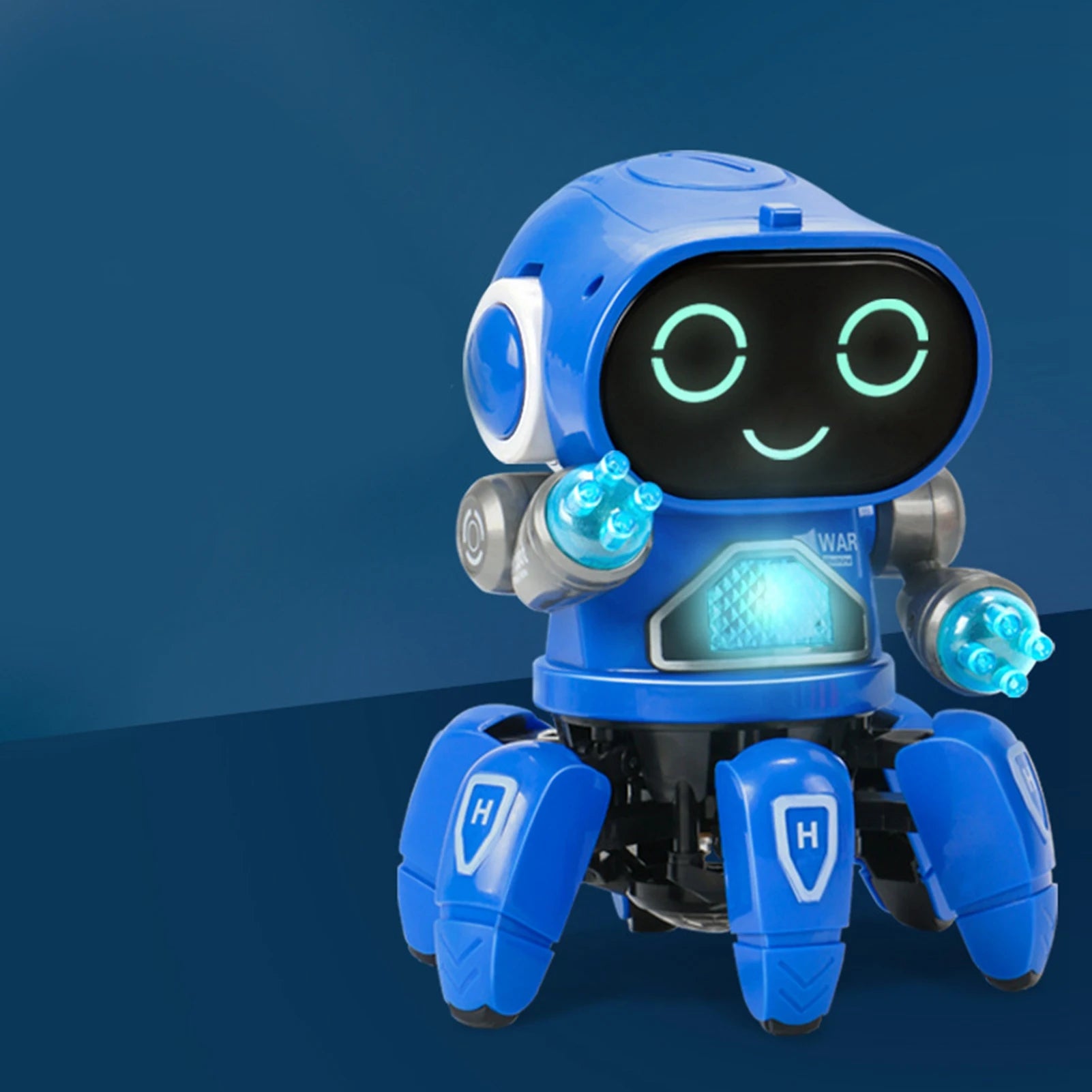 Children Robot  Electric Robot  Robot  Six Claws Plastic Intelligent Dancing Singing Light Electric Robot  for Boys - Daisan Mart
