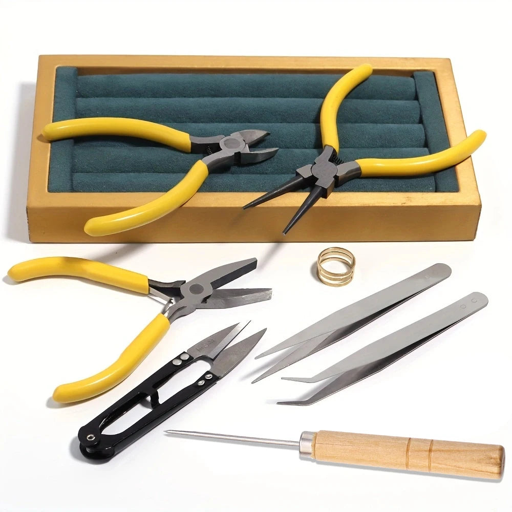 Convenient 6-Piece Multi-Purpose Jewelry Making Tool Set