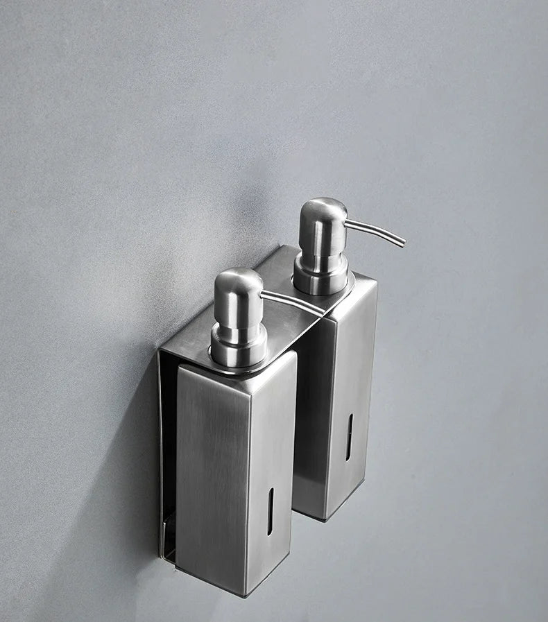 Bình Xà Phòng Inox 200ml Treo Tường Hiện Đại - Daisan Mart