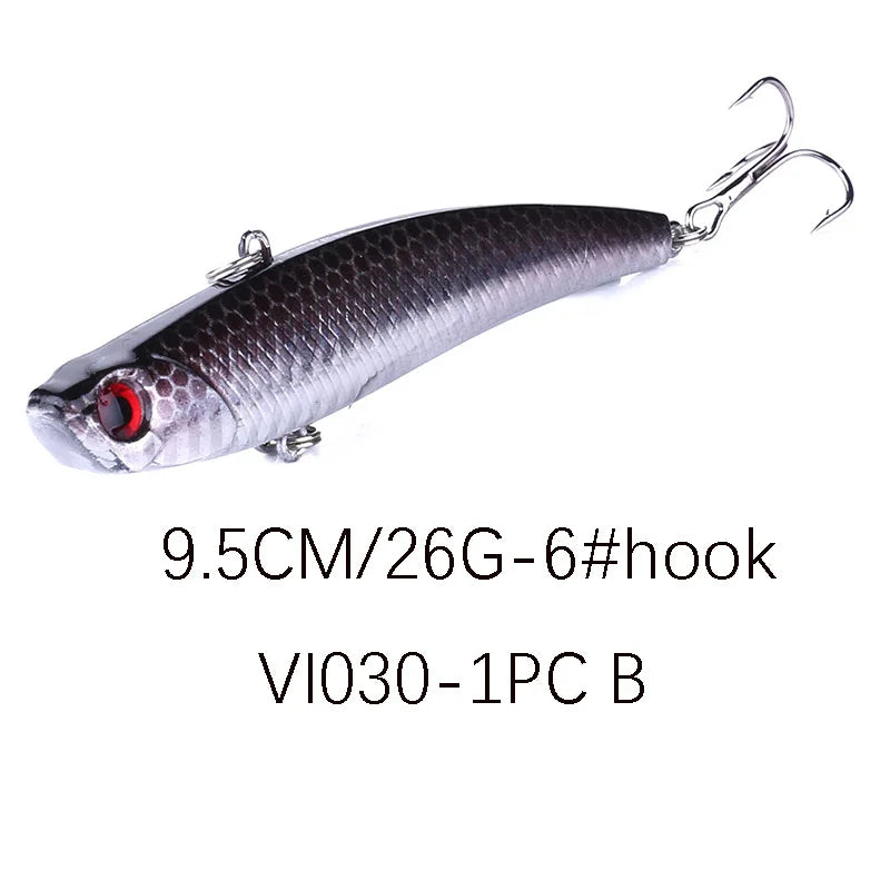 Sinking Crankbait Mini 9.5cm 26g Vibrating Fishing Lure 