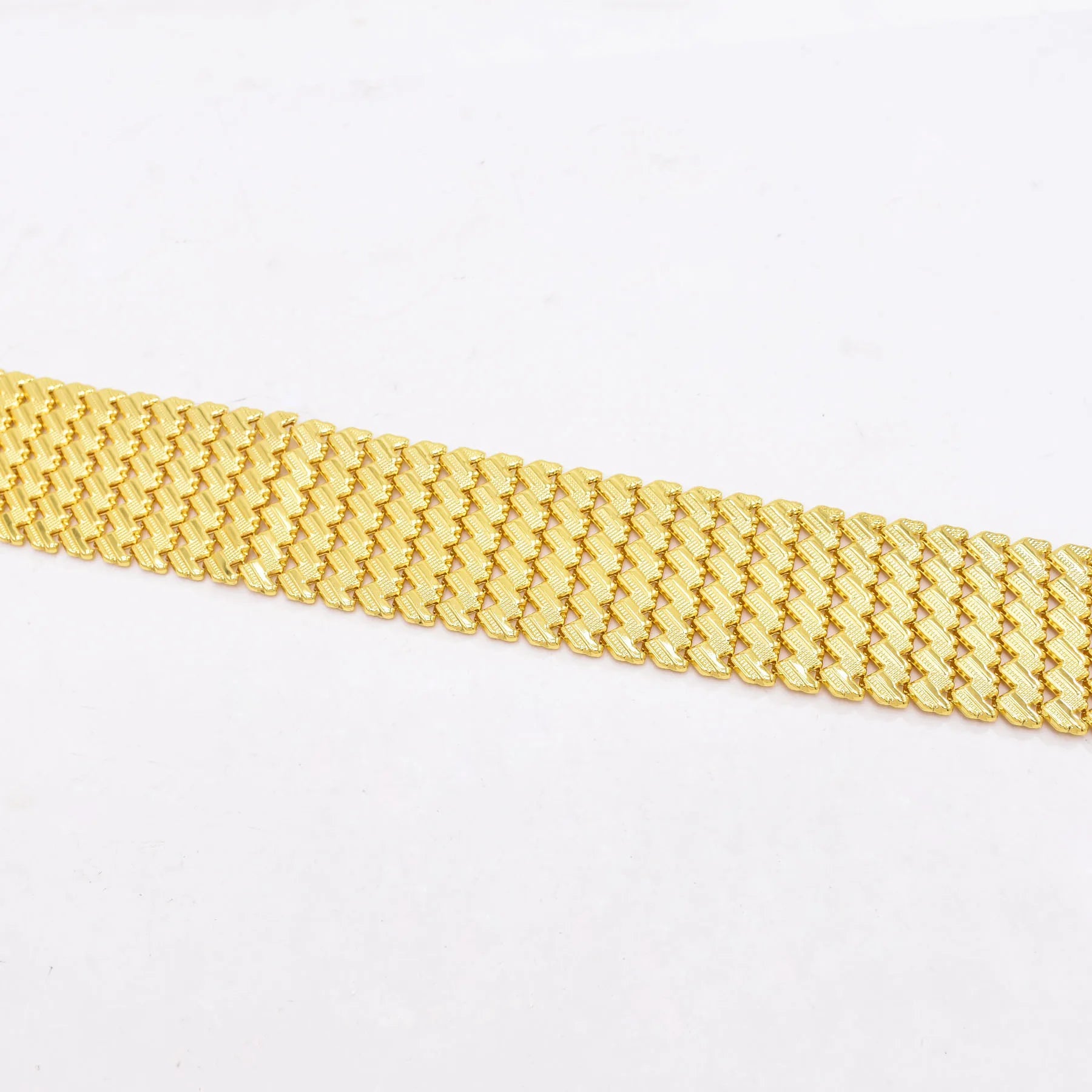 Gold Plated Engraved Flower Belt - Women's Body Jewelry