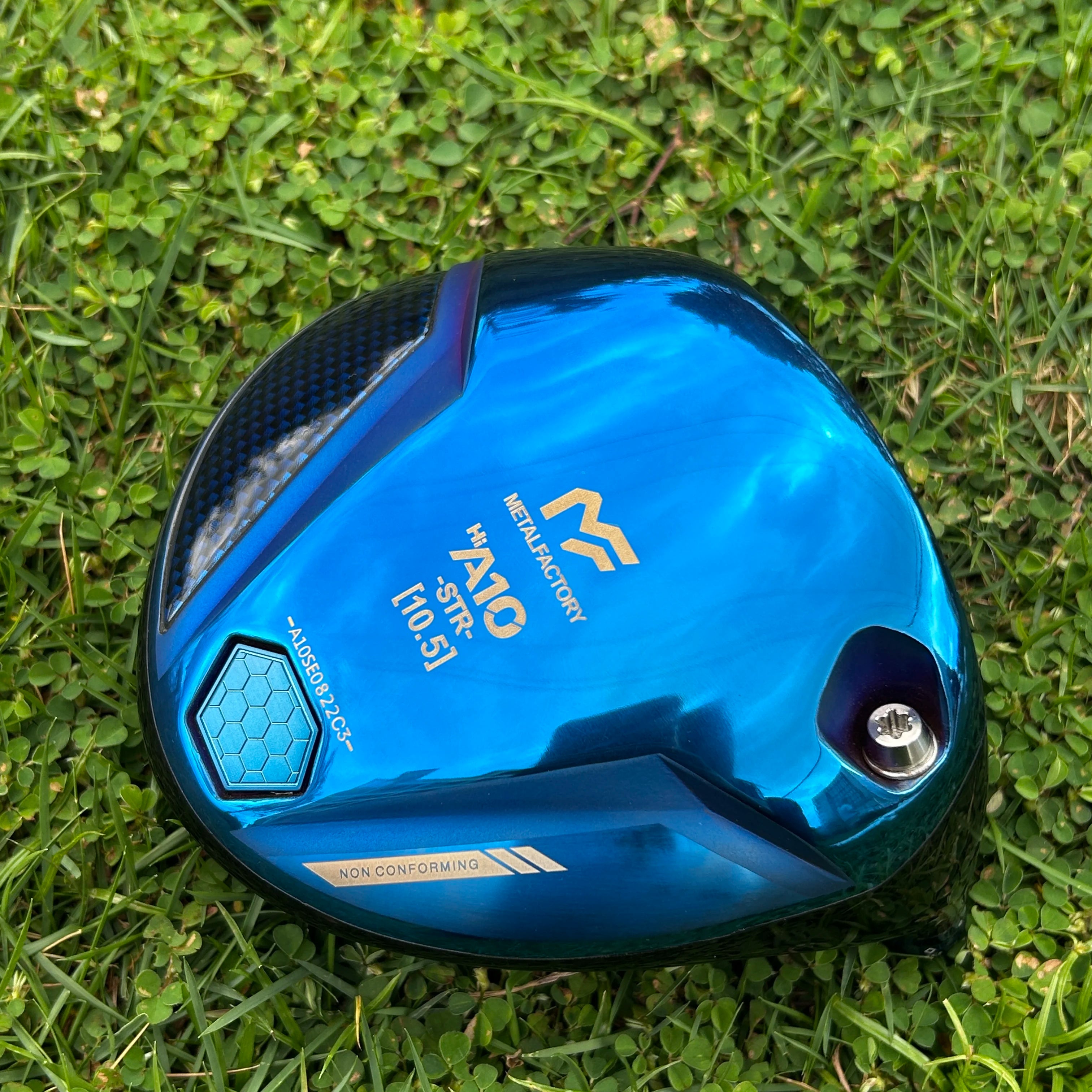 Golf Driver 9.5/10.5 Degree Wood, Shallow Blue Black Face
