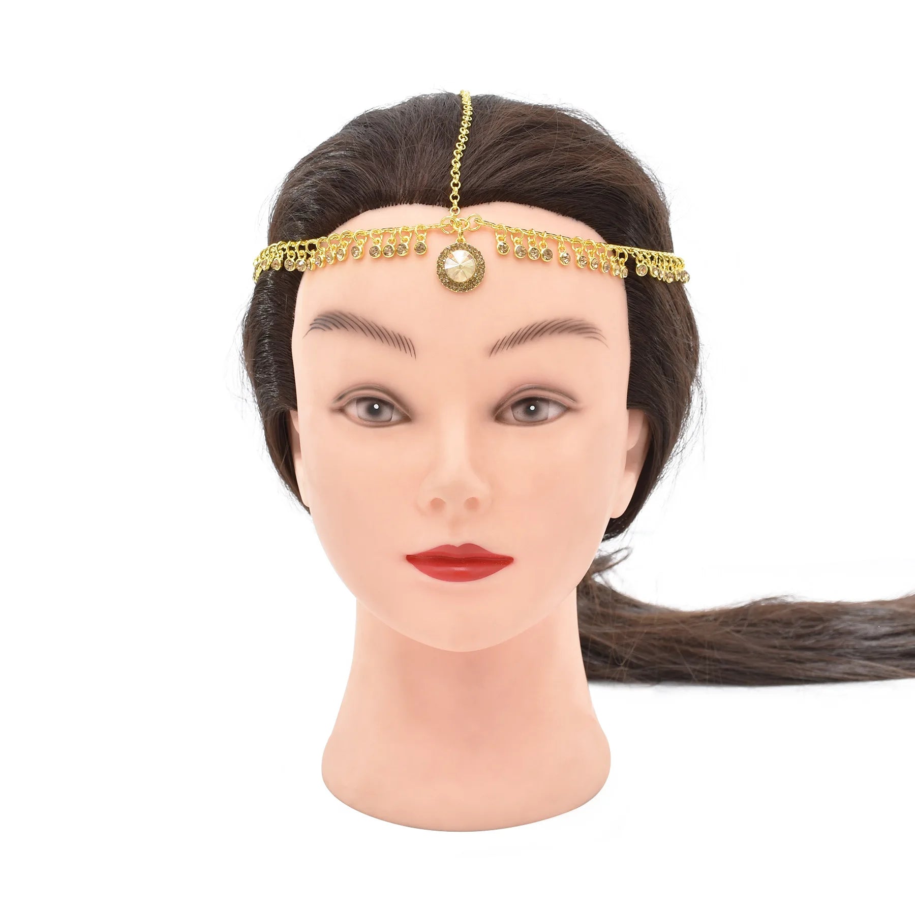 Vương Miện Boho Ấn Độ Hoa Tím Cổ Điển 50 ký tự