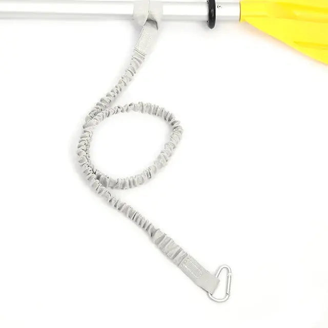 Tie Rope With Safety Hook Kayak Paddle Leash Adjustable Elastic For Kayak Paddles Canoe Oars Fishing Rods Rowing Boat Accessory