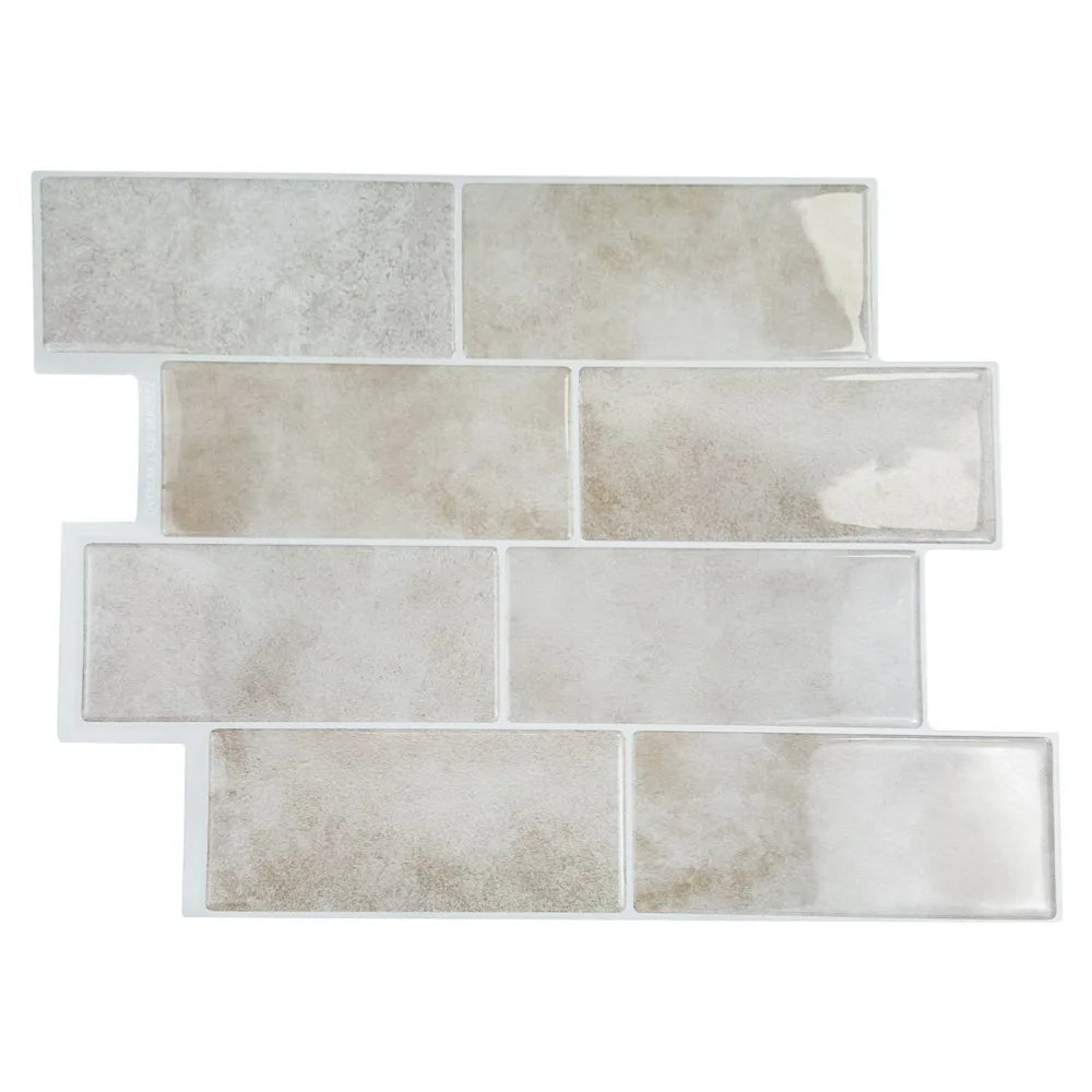 1Pcs New Self-adhesive 3D Wall Tile PVC DIY Wall Sticker Multifunction Waterproof Peel and Stick Wallpaper Home Decor