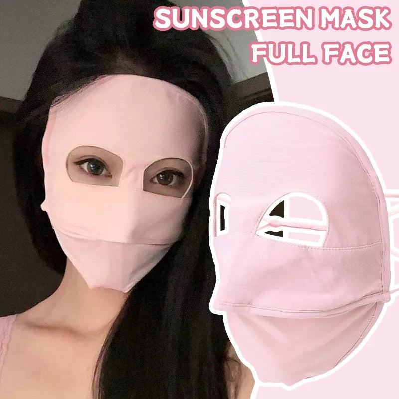 UV 2025 Full Coverage Sunscreen Mask - Reusable