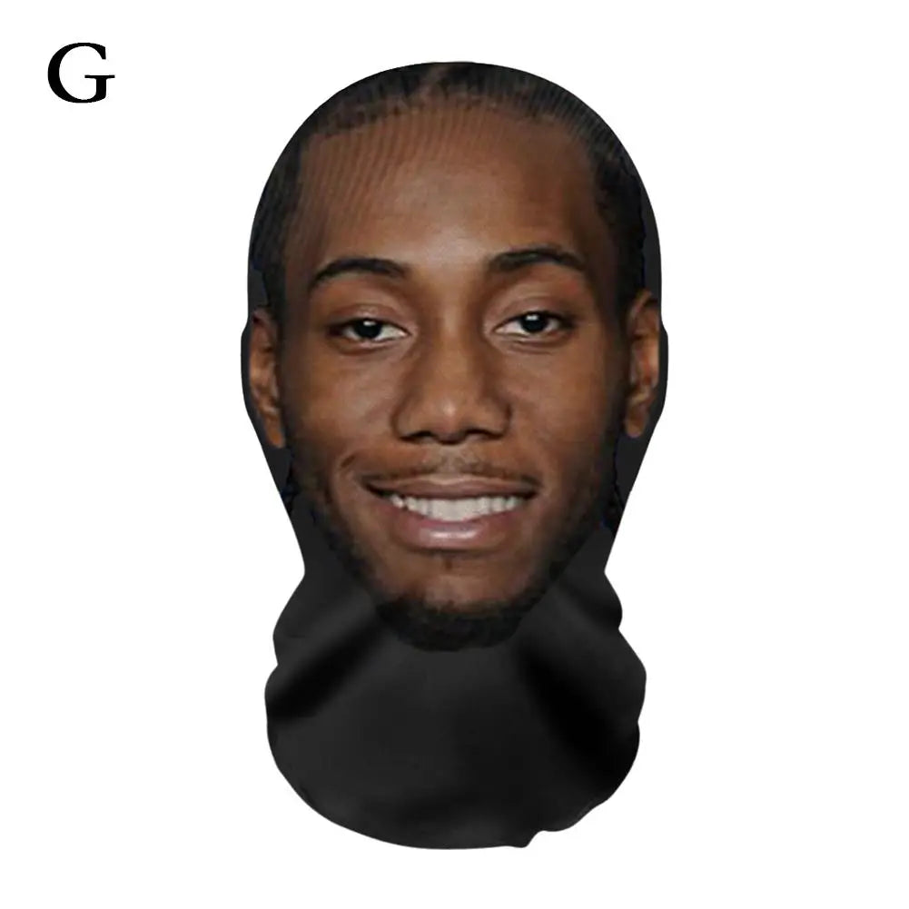 New 3D Printed Mask Full Face Mask Simulation Character Celebrity Face Funny Headgear for Fans Cosplay Role Play Face Mask - Daisan Mart