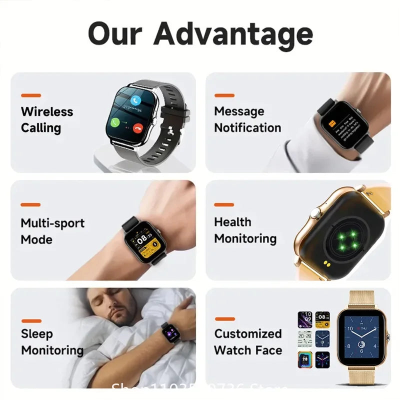 1.83'' multi-function waterproof sports smart watch