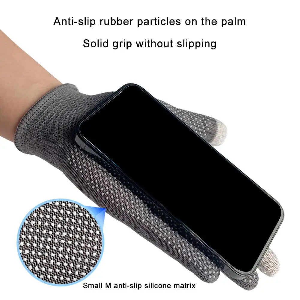 Unisex Anti Slip Touch Screen Gloves Breathable Sweatproof Knit Thermal Gloves for Phone Games Touch Sensitive Gaming Gloves