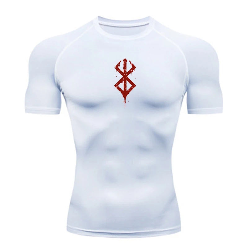 Men's Quick Dry Bodycon Sports Shirt for Summer Gym