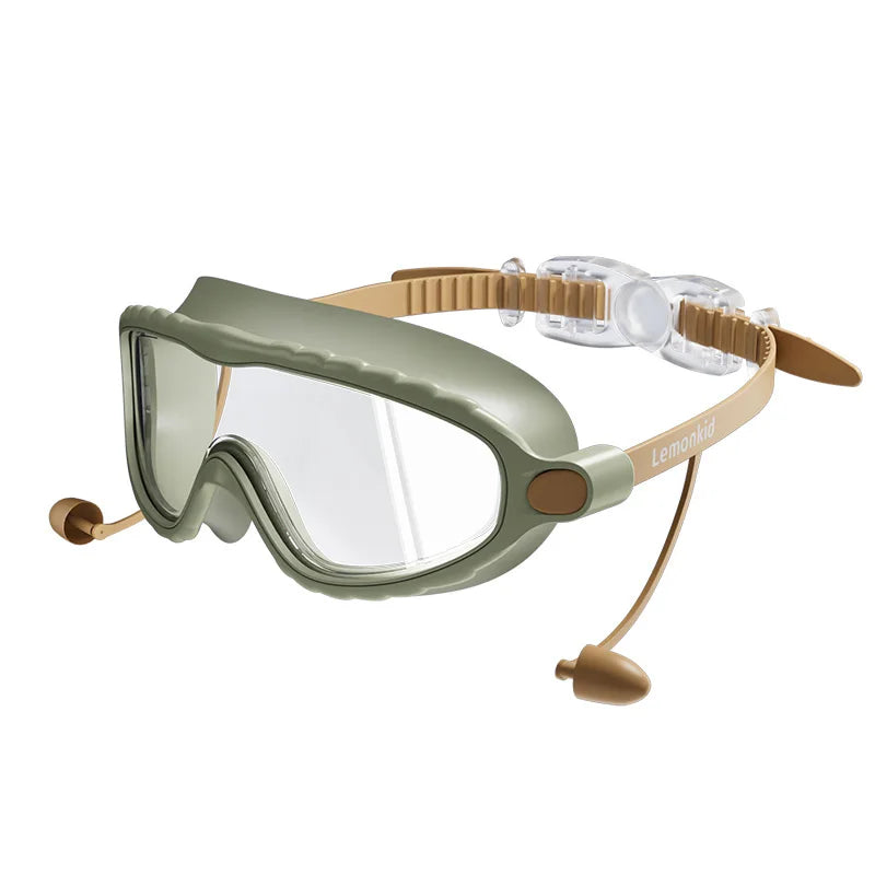 Kính bơi trẻ em chống mờ, chống tia UV kèm nút tai