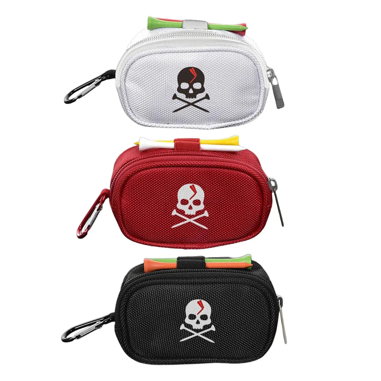 Convenient Golf Ball Pouch with Zippered Waist