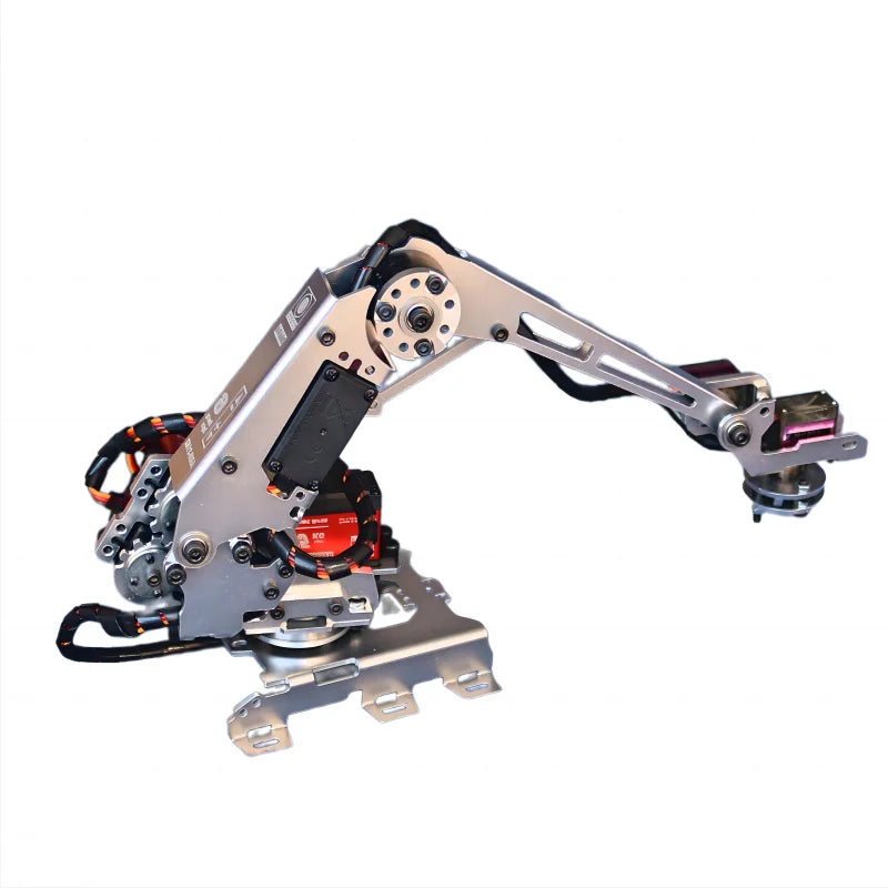 New 6 Dof Robotic Arm Manipulator Industrial Robot Model with MG996R Servos for Arduino Robot Arm DIY Kit Suction Cup STEM Toys - Daisan Mart