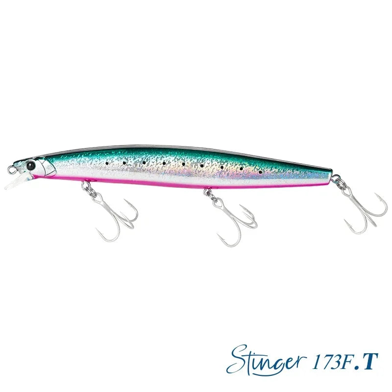 TSURINOYA Shore Fishing STINGER 173F Floating Minnow Silm Fishing Lure 173mm 37.5g Saltwater Hard Plastics Big Game Hard Bait
