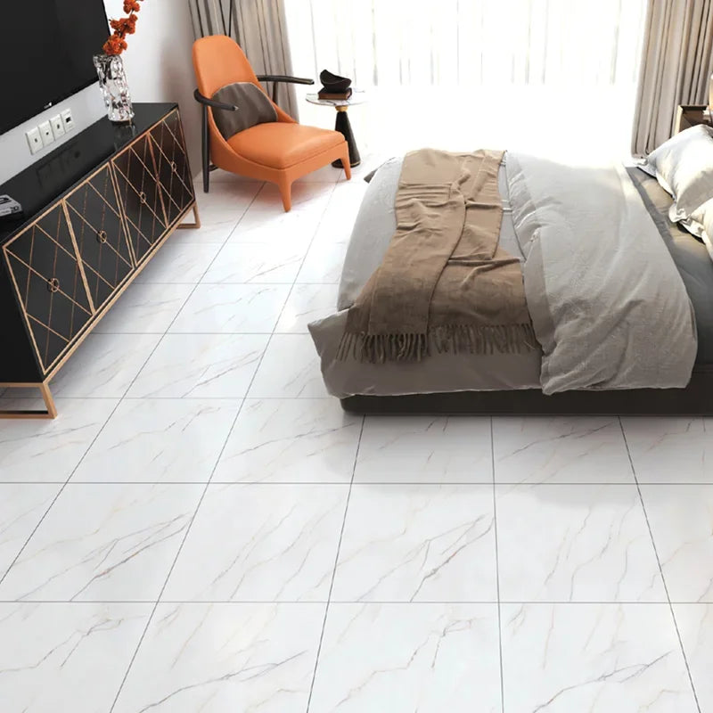 10/20/30pcs of PVC Imitation Marble Floor Stickers Self-adhesive Wall Stickers Waterproof Bathroom Decoration Decals 30*30cm
